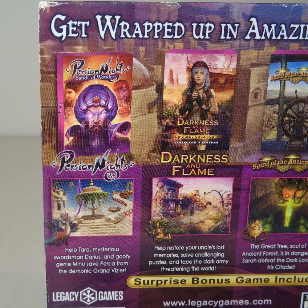 FANTASTIC FABLES 3 / Hidden Object Games / 5 Pack New PC DVD-ROM Video Game